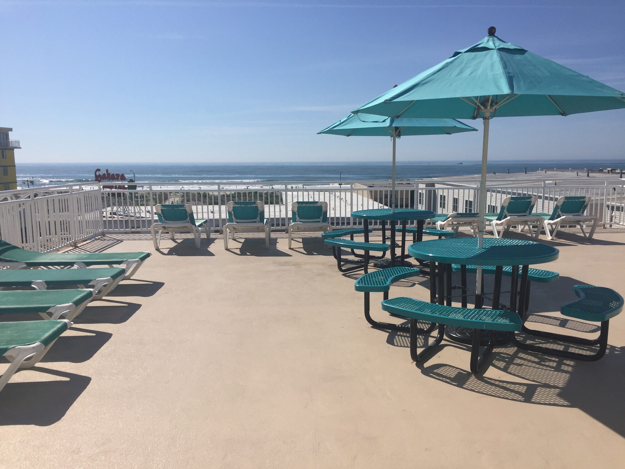 5th floor sun deck with ocean views